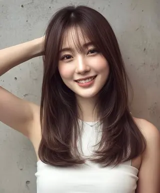 ミディアム 藤田大夢 /liberte高崎のヘアスタイル