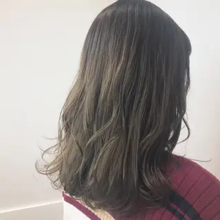 セミロング sano sayakaのヘアスタイル