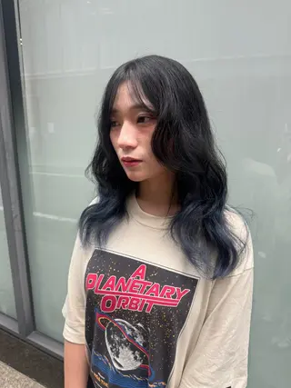 セミロング カラー Momoka🪷 /ご予約はインスタへのヘアスタイル