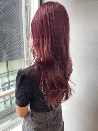 ロング カラー 女性リピ90%🍨 🩷佐藤みずきのヘアスタイル