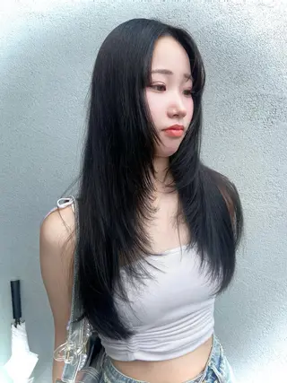 ロング カラー SOYON nanamiのヘアスタイル