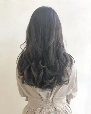 ロング カラー nakahara madokaのヘアスタイル