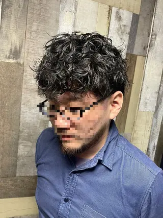 ショート パーマ メンズ spaski所属・メンズ特化型/永井 友貴のヘアスタイル