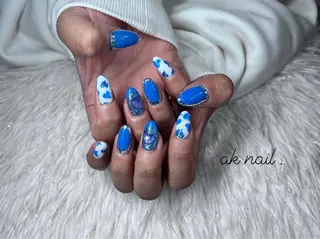 ロング ネイル ak nail .のネイルデザイン