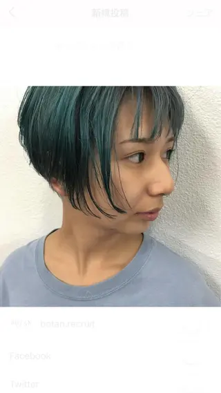 ショート soso所属・ソエタ ユイのヘアスタイル
