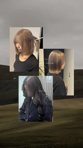 カラー ヘアアレンジ ᵐⁱᵏⁱᵏᵒ / レイヤー★のヘアスタイル