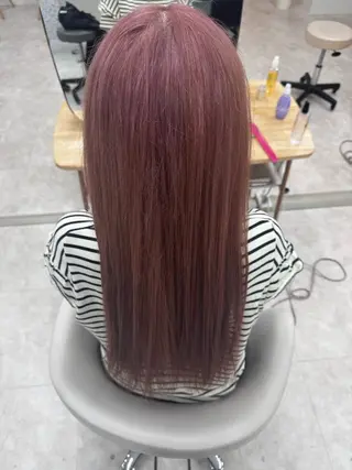 ミディアム カラー ハイトーン、艶カラー 24時間可能しょあのヘアスタイル