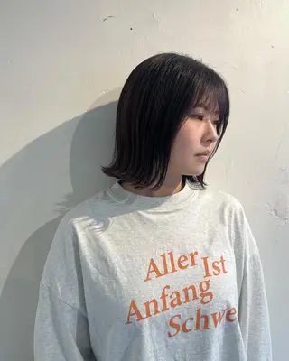 ショート カラー ヘアアレンジ ETERNAL所属・透明感カラー🌛 reikaのヘアスタイル