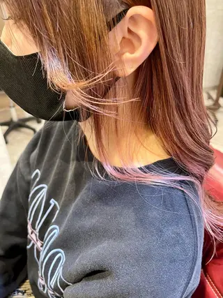 ロング 🍭透明感カラー 志賀拓海🍬🌈のヘアスタイル