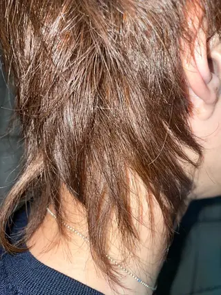 ミディアム カラー メンズ saga kokiのヘアスタイル