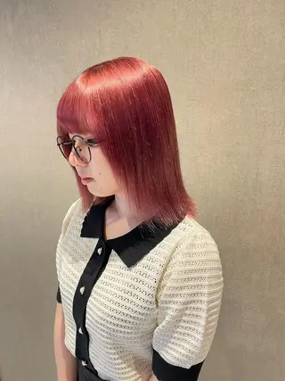 ミディアム カラー 透明感カラー/艶髪/ エクステ/HIROのヘアスタイル