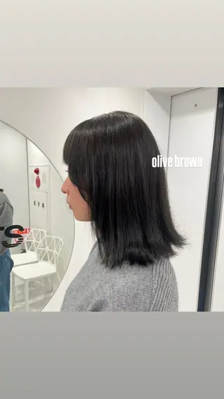 カラー 🤍海外girl🤍 ベージュ/ALISAのヘアスタイル