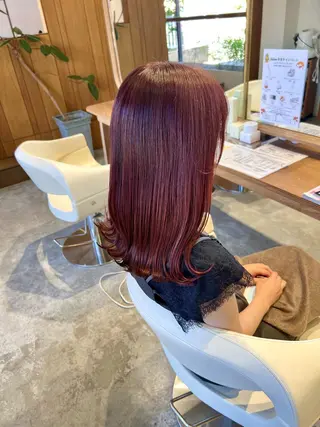 ミディアム カラー フラム所属・WATANABE MISAKIのヘアスタイル