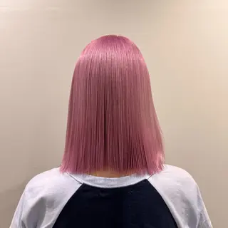 ミディアム カラー ブリーチカラー🦖 岡部木乃夏のヘアスタイル