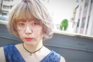 ショート カラー パーマ 立川、北口.ans 黒木 和大のヘアスタイル