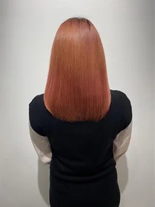 ロング カラー 韓国風カラー/ 縮毛矯正/まい🪐‪のヘアスタイル