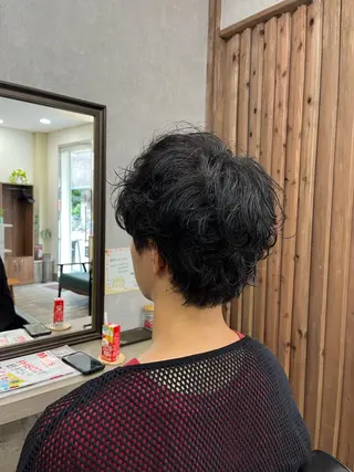 ショート 薮内 香保里のヘアスタイル