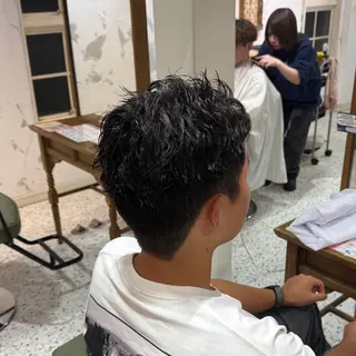 ショート パーマ メンズ coco 🖤メンズモデル募集のヘアスタイル