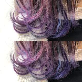 セミロング カラー パーマ ヘアアレンジ メンズ キッズ ネイル マツエク・マツパ 新宿/髪質改善/ 美髪矯正✨浅江通友のヘアスタイル