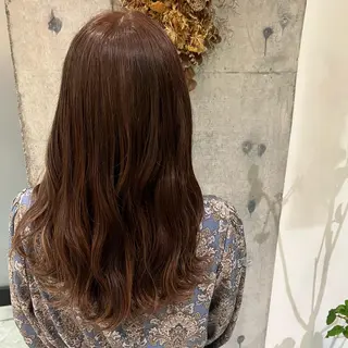 ロング カラー BLESS所属・森 梨奈🩷 カットモデル募集✂︎のヘアスタイル