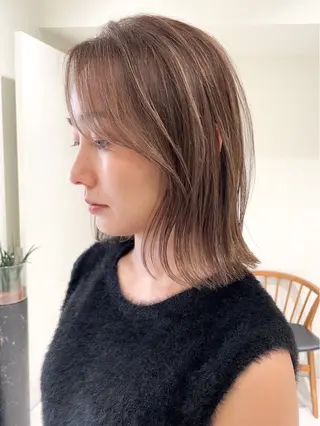 ミディアム カラー 🌈透明感カラー🌈 🌟吉田祐介🌟のヘアスタイル