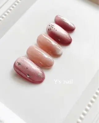 ネイル 手書きが得意🖌️ Y’s  nailのネイルデザイン