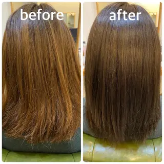 ミディアム カラー エイト ウメダのヘアスタイル