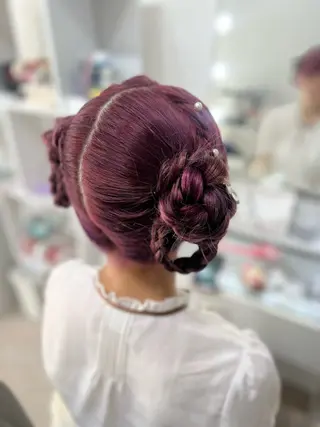 ロング ヘアメイク🎀 佐野 妃都美のヘアスタイル