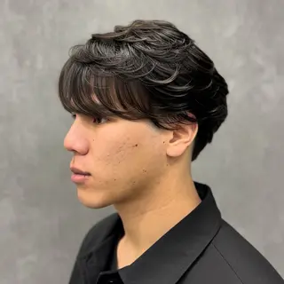 ショート パーマ 🔮メンズ縮毛矯正 毛流れパーマ💎竹永のヘアスタイル