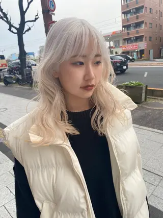 ミディアム カラー 広島/ボブ/レイヤー 🌿‬wakabaのヘアスタイル