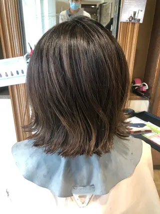 ミディアム カラー メンズパーマ/ スパイキー/神田正紀のヘアスタイル