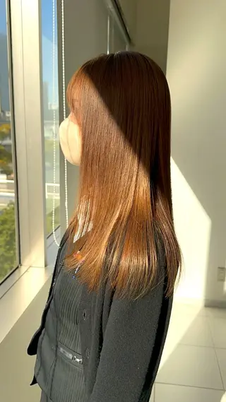 ロング カラー 村上 滉弥のヘアスタイル