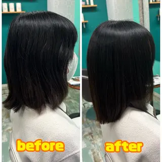 セミロング Fun hair make所属・三原 友美のヘアスタイル