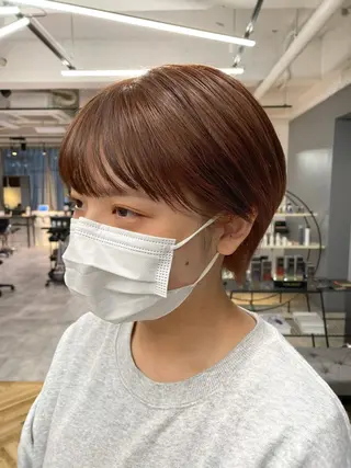 ショート カラー 岸本 理希のヘアスタイル