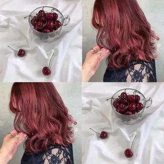 セミロング カラー Amelie所属・Amelie yunのヘアスタイル