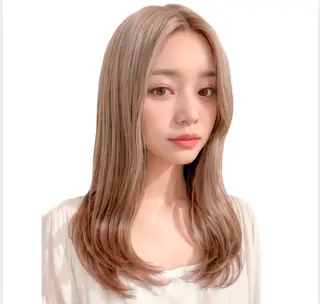 ロング カラー 船橋髪質改善 ランタンバイソロンのヘアスタイル