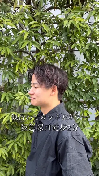 カラー メンズ 野村 朋生のヘアスタイル
