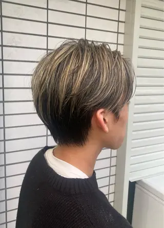 カラー メンズ 深堀 勇弥のヘアスタイル