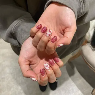 ネイル ハイトーン🦄ネイル 💞のぶちのネイルデザイン