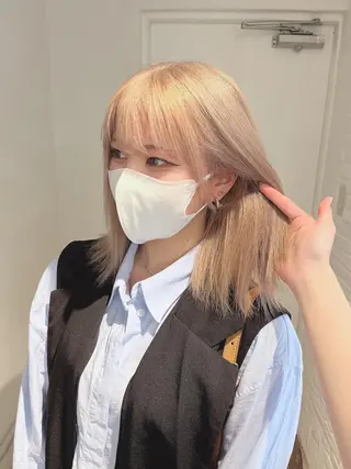 セミロング 新規割引あり♡ yuuのヘアスタイル