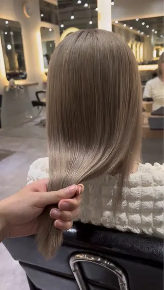 ロング カラー レイヤーカット/ ブリーチカラー/雅人のヘアスタイル