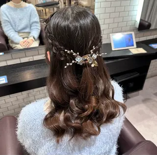 セミロング 🎀ヘアアレンジ 🎀ななみのヘアスタイル