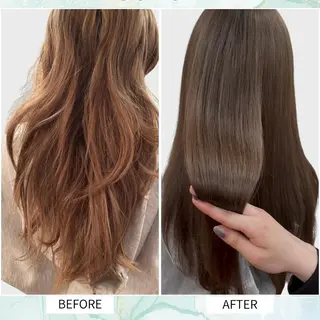 パピヨンロゼ デザインカラーのヘアスタイル