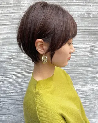 ショート Lond mare 天神大名店所属・✨ウメダナオヤ✨ 時短×大人ショートのヘアスタイル