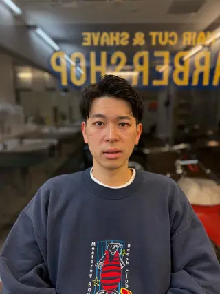 ショート パーマ メンズ barber　shop KING所属・💈メンズ　床屋💈 似合わせ💈春日井のヘアスタイル