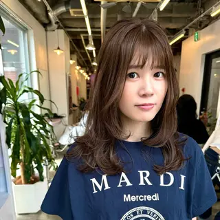 セミロング 小森 祐希のヘアスタイル