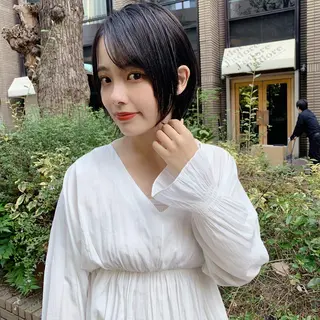 ショート calna by  elmo所属・ショート特化美容師 大阪京橋　大本　渉のヘアスタイル