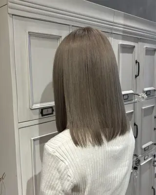 ミディアム 長瀬 友唯のヘアスタイル