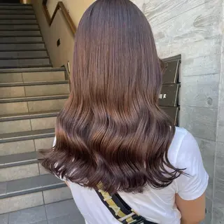 ロング カラー Parve Mix 森 美遥🇰🇷🩶のヘアスタイル