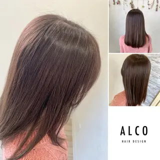 ミディアム カラー ワタイショウタ 髪質改善✨眉毛サロンのヘアスタイル